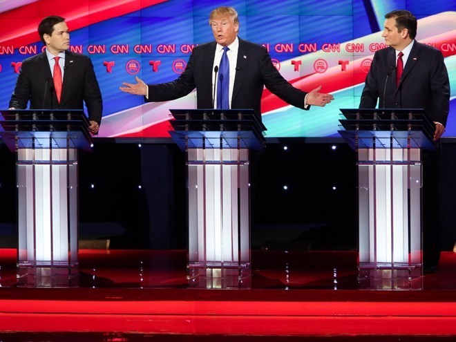 Выборы в США: кандидаты-республиканцы начали 11-е предвыборные дебаты - ảnh 1